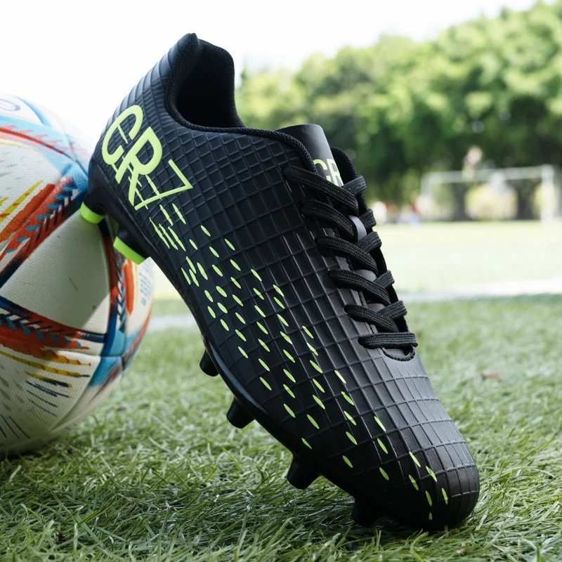 

Men's and women's styles Mid-Cut Football Shoes Artificial Grass TF Spike Training Shoes Wear-Resistant Rubber Outsole