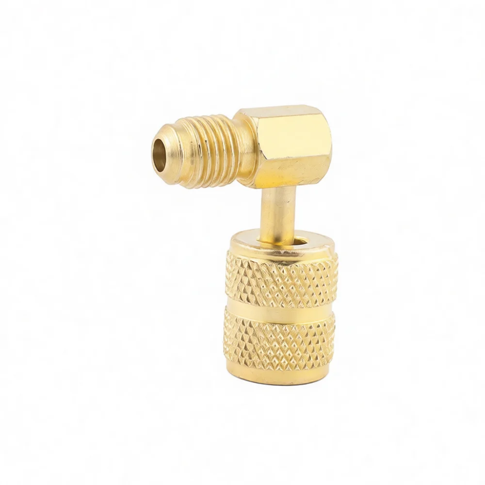 HVAC Hose Adapter For R410A Charging Fitting Copper Air Conditioning Conversion Connector For Cooling System Repair