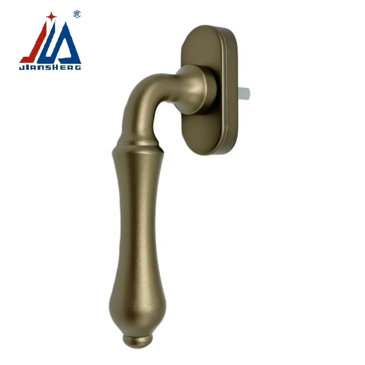 Manija de ventana de puerta de eje cuadrado de aleación de aluminio, nuevo hardware duradero de estilo chino para decoración del hogar