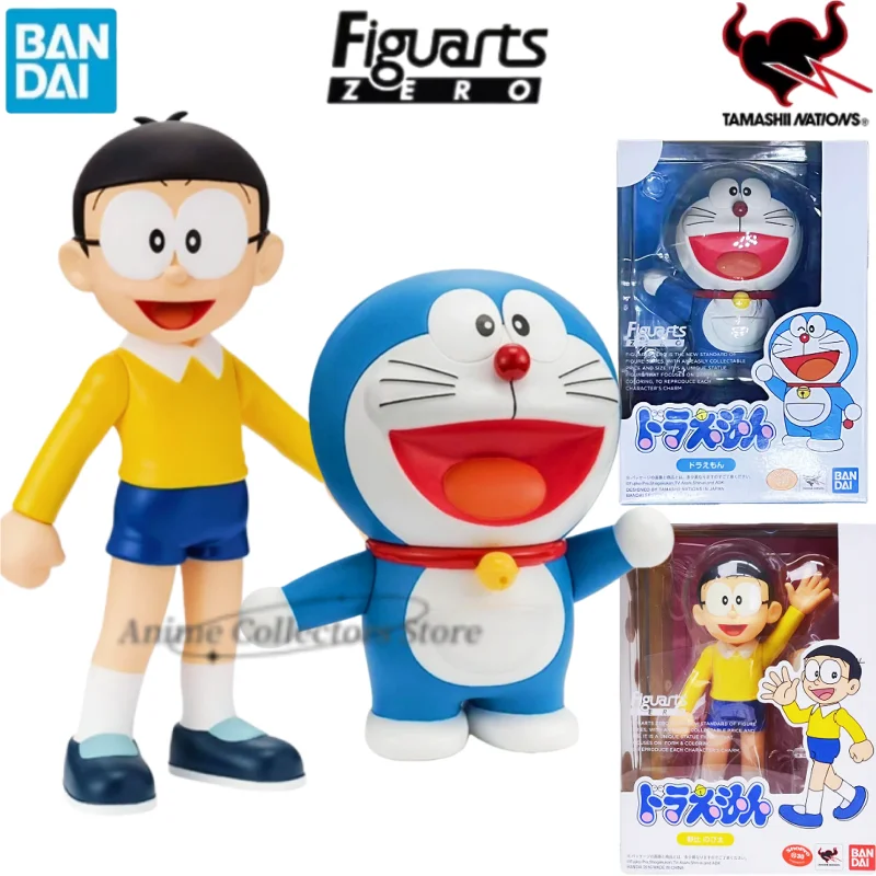 

Original Bandai Figuarts ZERO Doraemon Nobi Nobita Dokodemo Door 3D Cartoon Character Model Anime Figure Toys Ornaments Gif