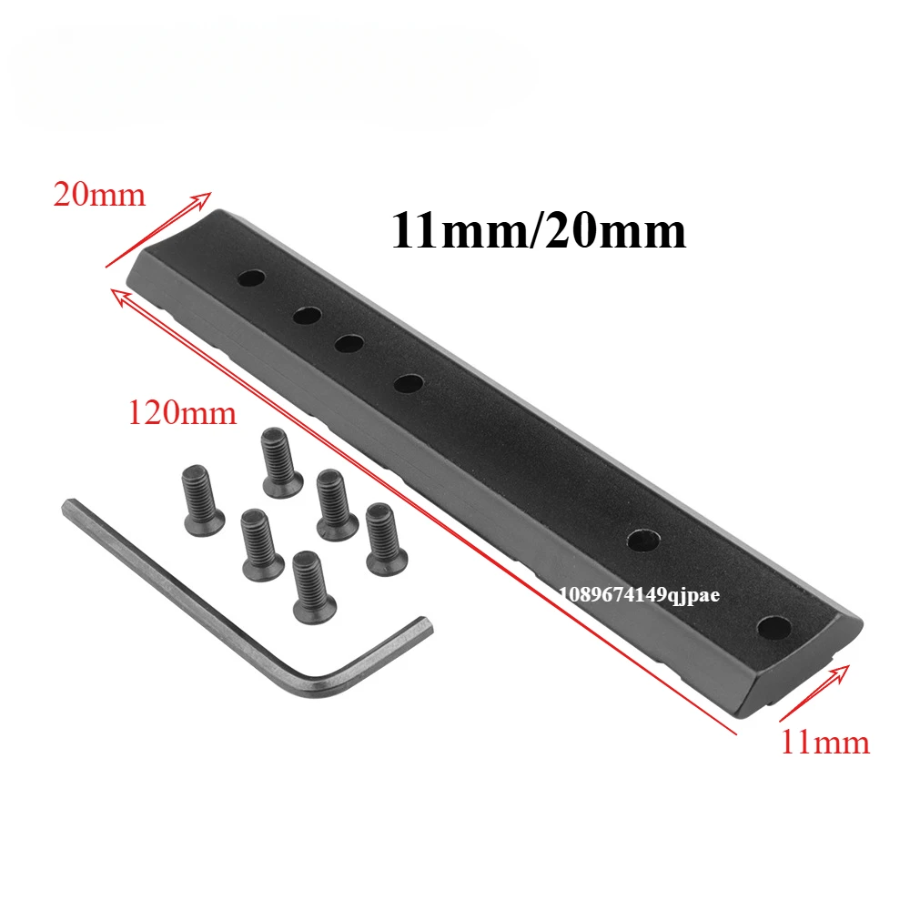 F002 DIY 11Mm / 20Mm Dovetail Weaver Picatinny Rail Mount Adapter Converter Mounts Accessories