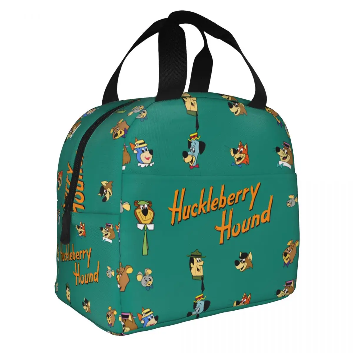 Cooler Insulated Case Together Large Capacity H-Huckleberry Hound Show Work Food Pouch For Women