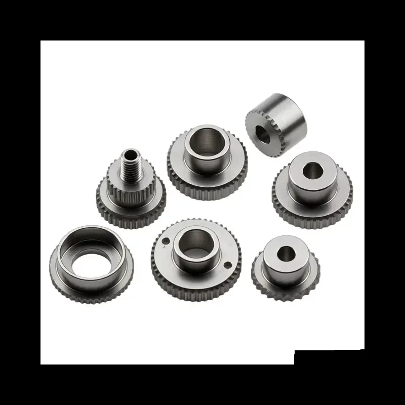 for Custom Aluminum Bottomless Filter Pressure Gauge Adapter Descaling Nozzle CNC Machined Coffee Machine Accessories