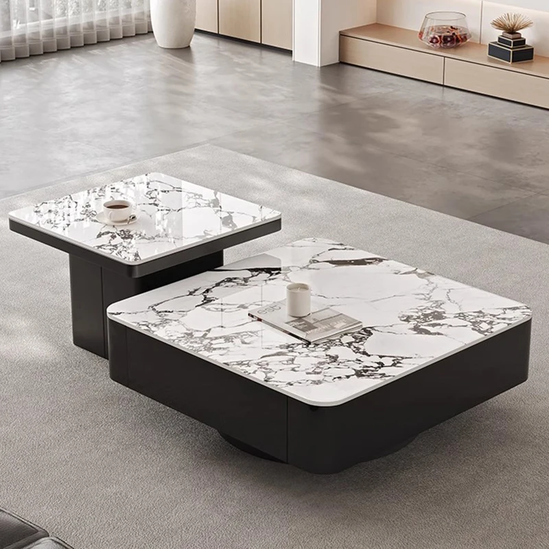 #Moving Decoration CoffeeTable Luxury Modern Living Room Designer Standing Side Table Writing Couchtisch Chinese Style Furniture