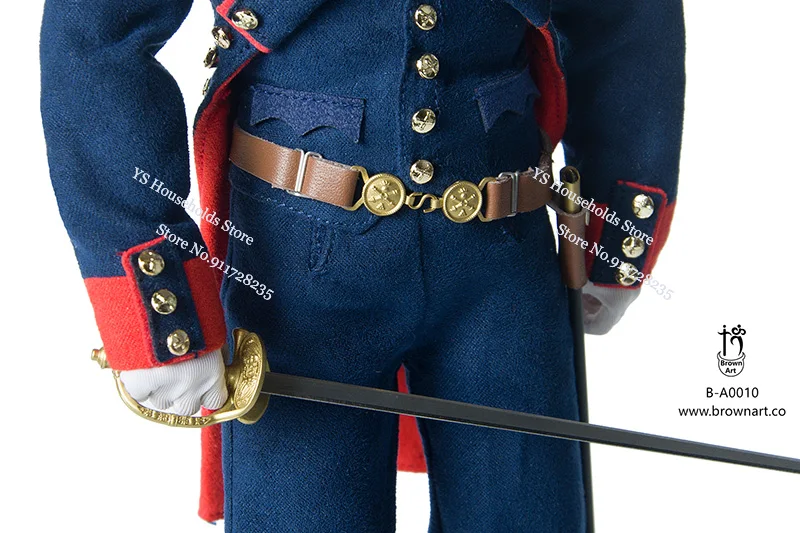 ブラウンアート ミリタリー 1/6 BA-0008 ナポレニオック帝国騎兵隊 BA-0010 砲兵将校 12インチ デリケートフルセット アクションフィギュア