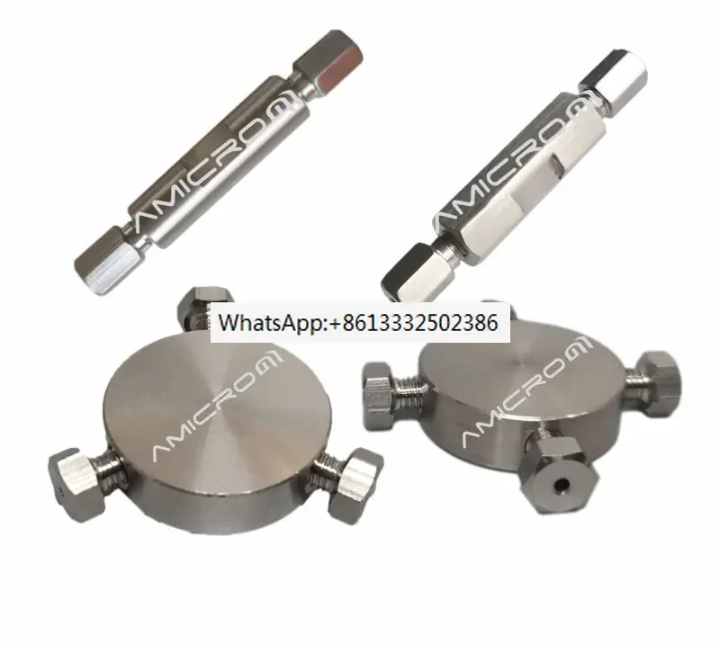 1/16 stainless steel joint liquid phase straight 316L metal reducing two way three way round four  adapter