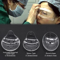 Eyepatch Ventilated Clear Eye Shield Plastic Ophthalmic Surgery Single Eye Wound Protective Cover Oval Spoon Shape Eye Guard