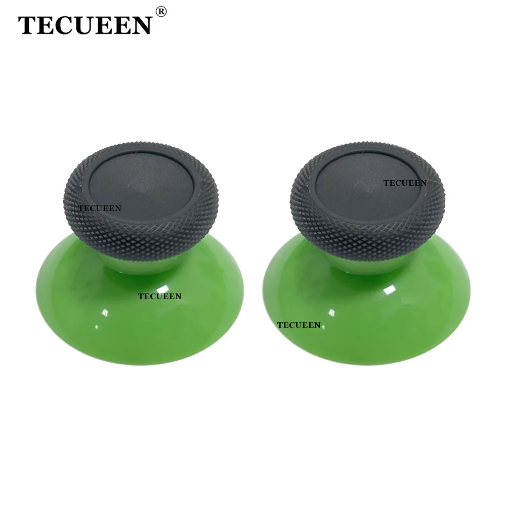 2pcs Gray Green Thumbsticks for Xbox One S Controller 3D Rocker Buttons Analog Joysticks Caps Thumb Stick Grip Cover