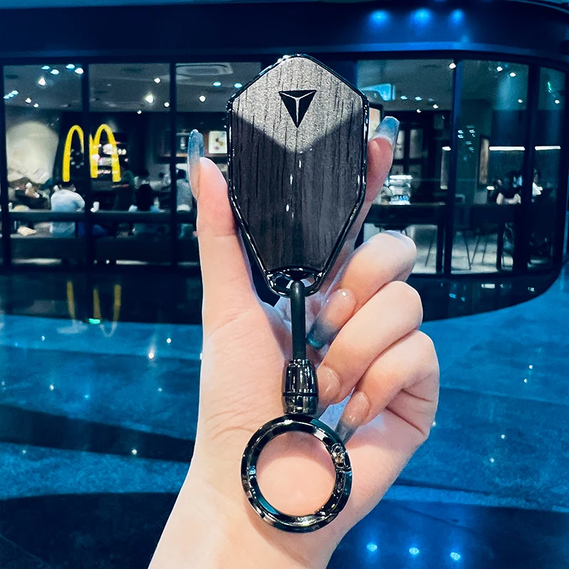 

Metal zinc alloy For 2024 Changan Deep Blue SL03 Key Case 23 DEEPALES07 Leather Car Key Case