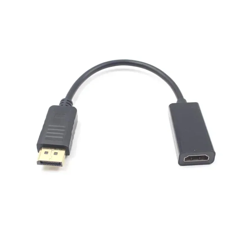 High Quality DP to HDMI-compatible Male to Female Cable Adapter HD 1080P Converter Adaptor Cable for PC Display Laptop Projector