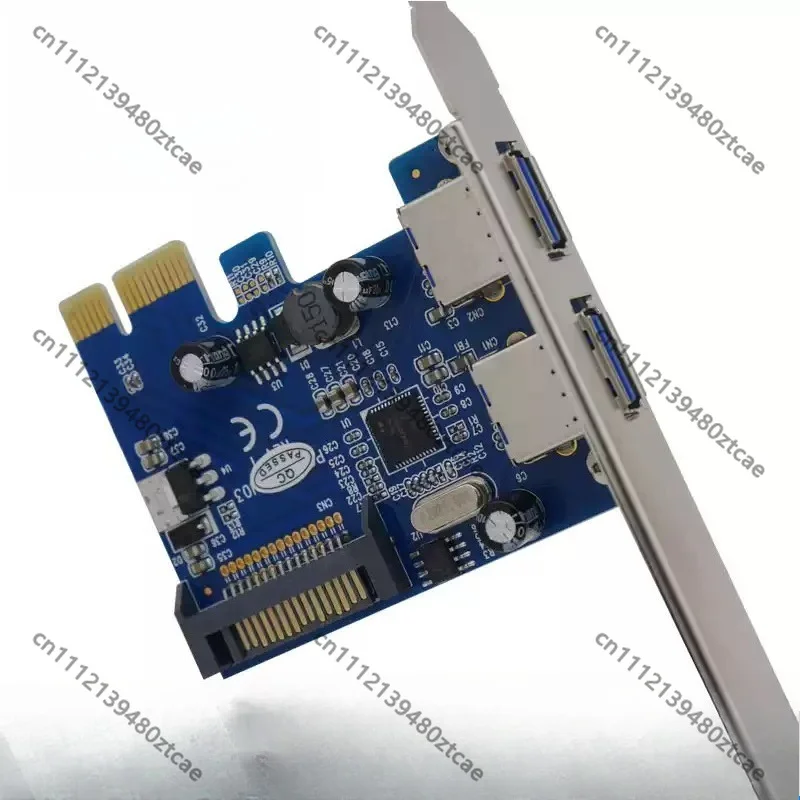 2‑Port Dual‑port USB Hub With Independent Power Supply Expansion Module Electronic DIY Hardware Replacement Spare Parts