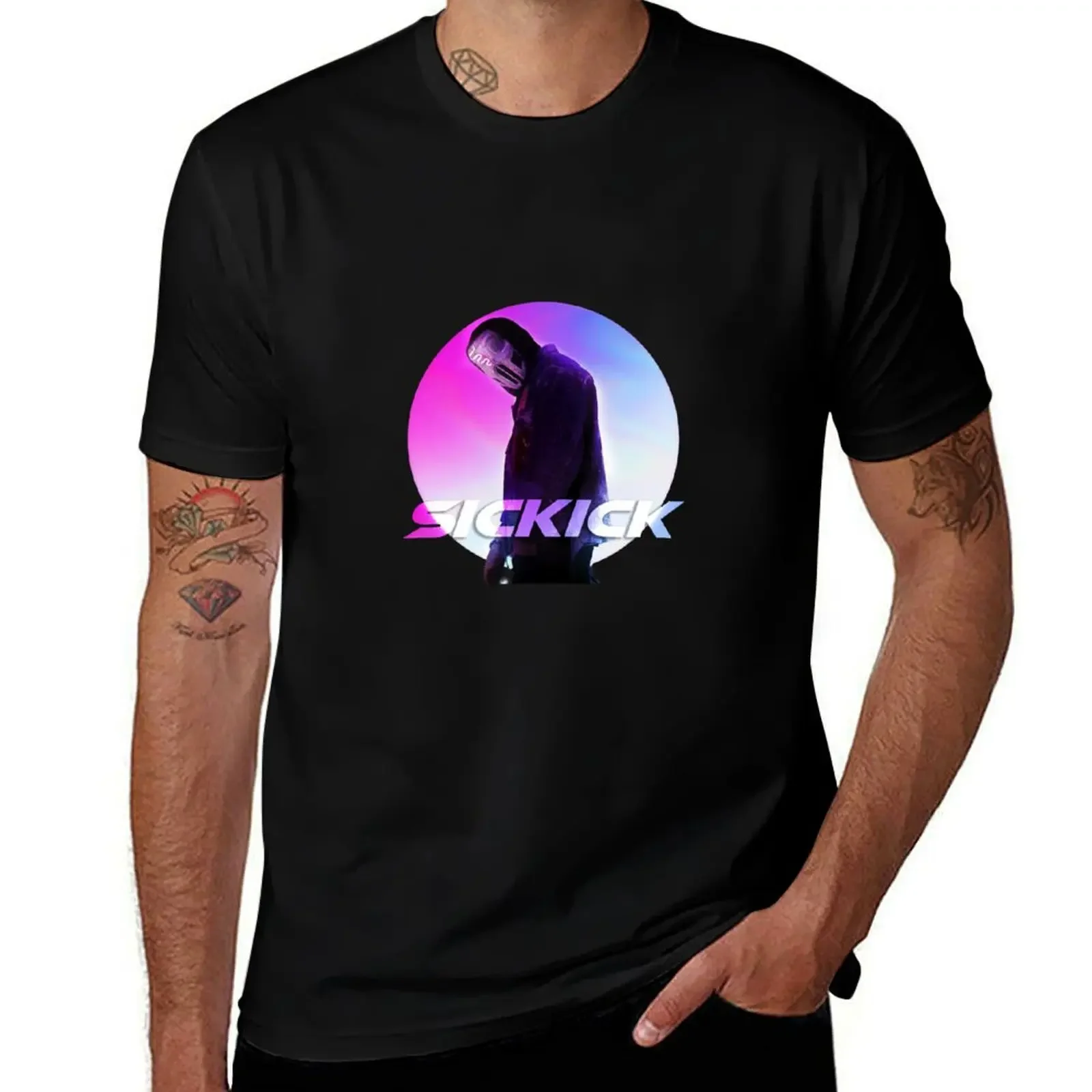 

Sickick Music S!ckK!ck T-Shirt Short sleeve tee Clothing Men's t shirts