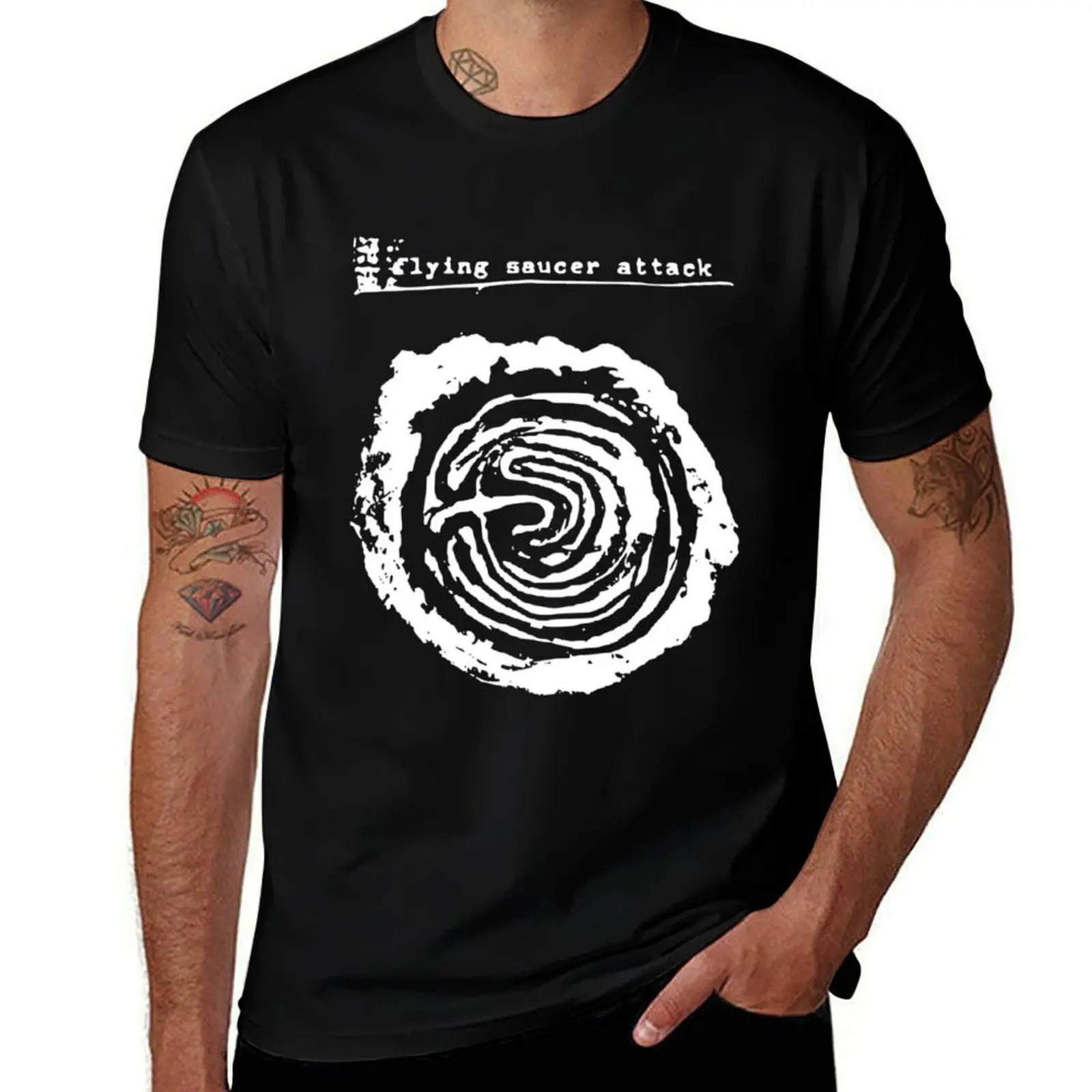 

flying saucer attack T-Shirt gifts for boyfriend custom t-shirts clothes for men