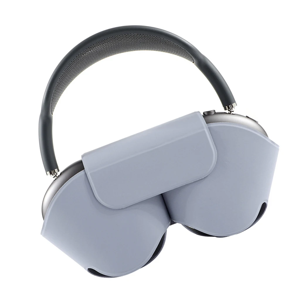 Защитный чехол Изысканные однотонные держатели для наушников Пылезащитный держатель Замена рукава для Airpods Max Черный