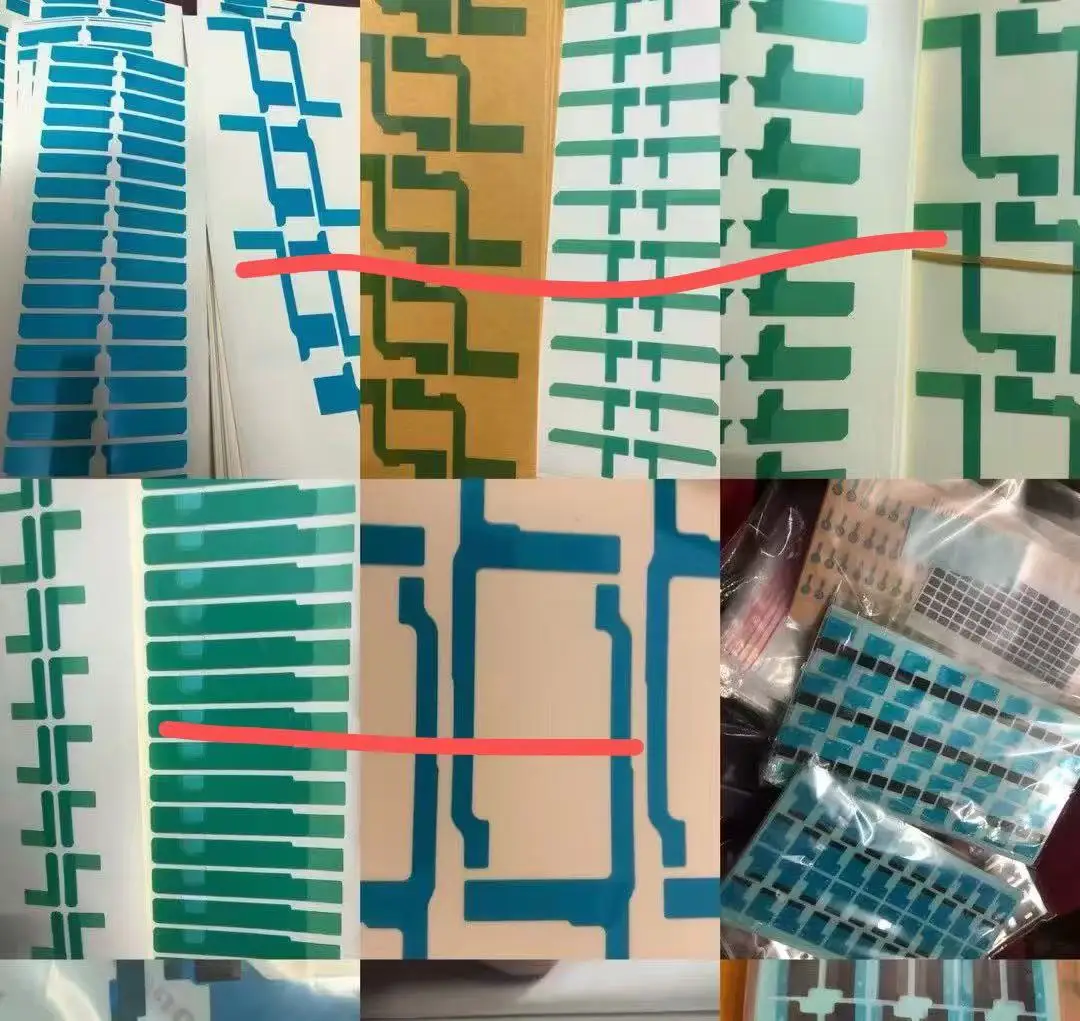 

100 шт./упак. черных фиксирующих лент для ЖК-экранов BGA для ремонта телефонов серий X/11/12/13/14/15, использующих черный малогабаритный клей для крепления