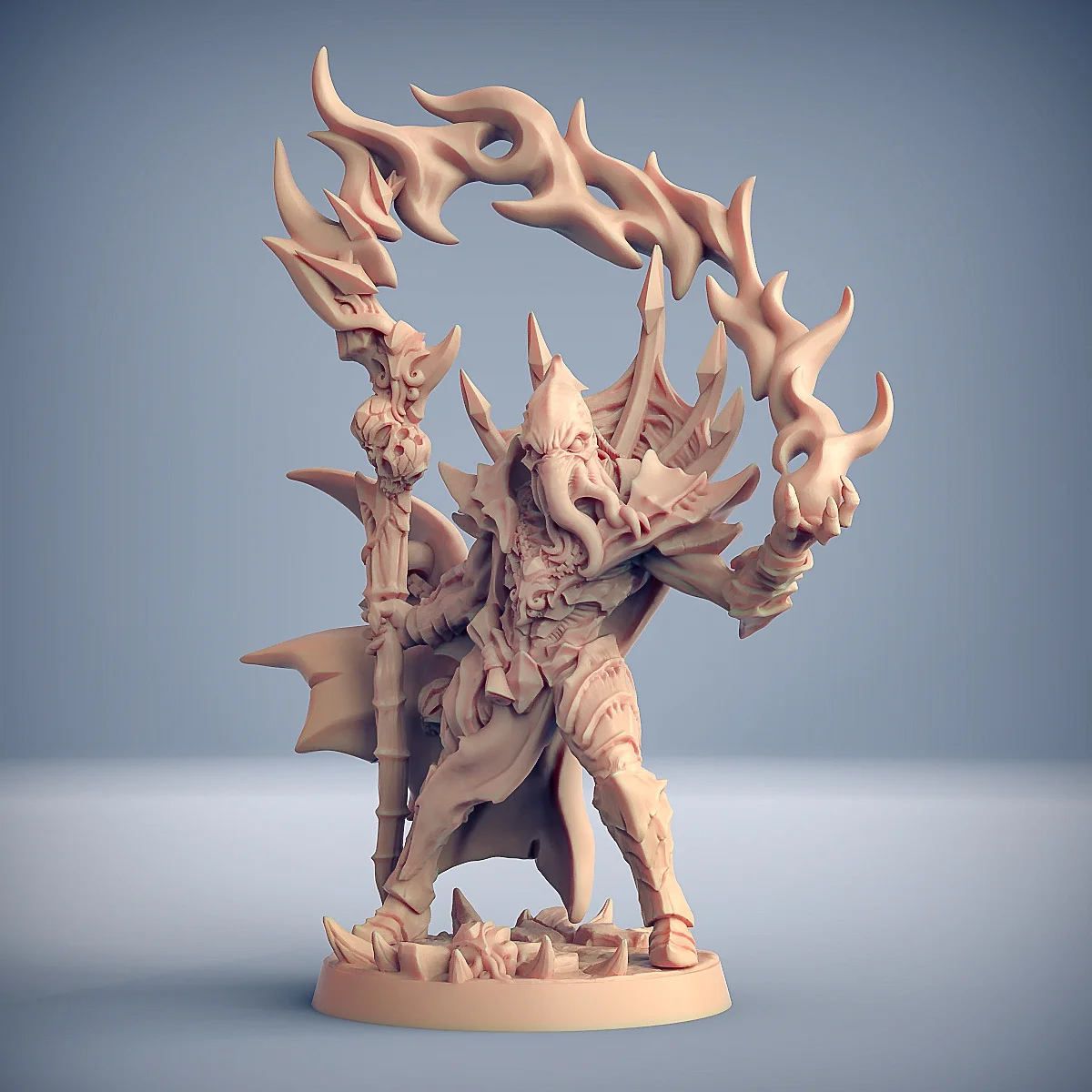 3D Printing Microscopic Models 【 Suckers 】 Predator Eye Demon Octopus Lord Dnd Board Game Piece Model