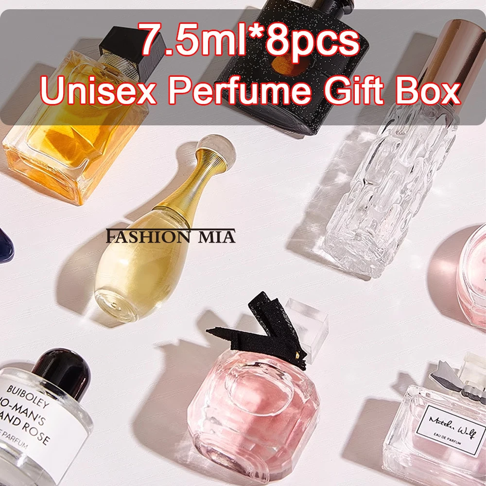 

7.5ml*8pcs Unisex Perfume Gift Box Spray Flirting Pheromone Long Lasting Romance Flirting Seductive Women Valentine's Day Gift