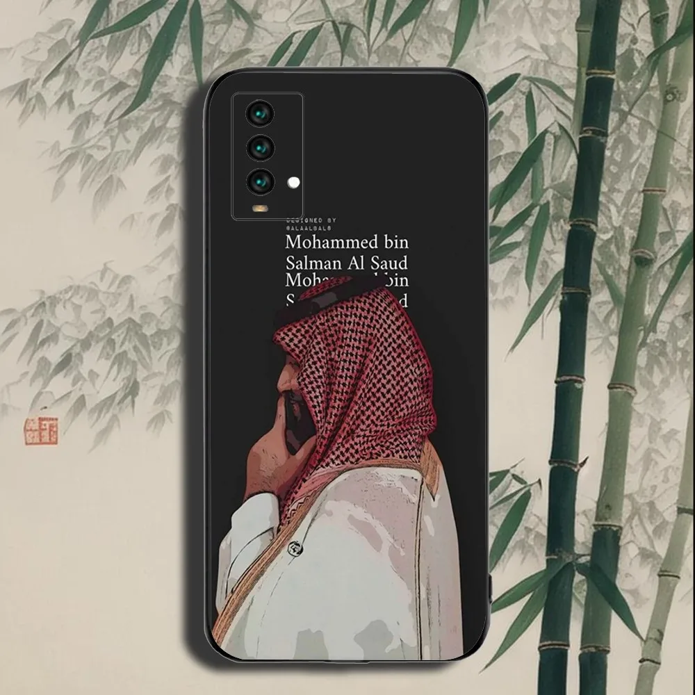 Muhammad Bin Salman funda de teléfono para Xiaomi 11 Redmi Note 11 5G 8T 9A 9 10T Note8Pro Note9 12SUltra, carcasa negra