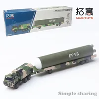 Tuoyi Xcartoys Alloy Car Model Car Toy Dongfeng-5B Nuclear Missile Carrier 1/100 Model Kids Xmas Gift Toys for Boys