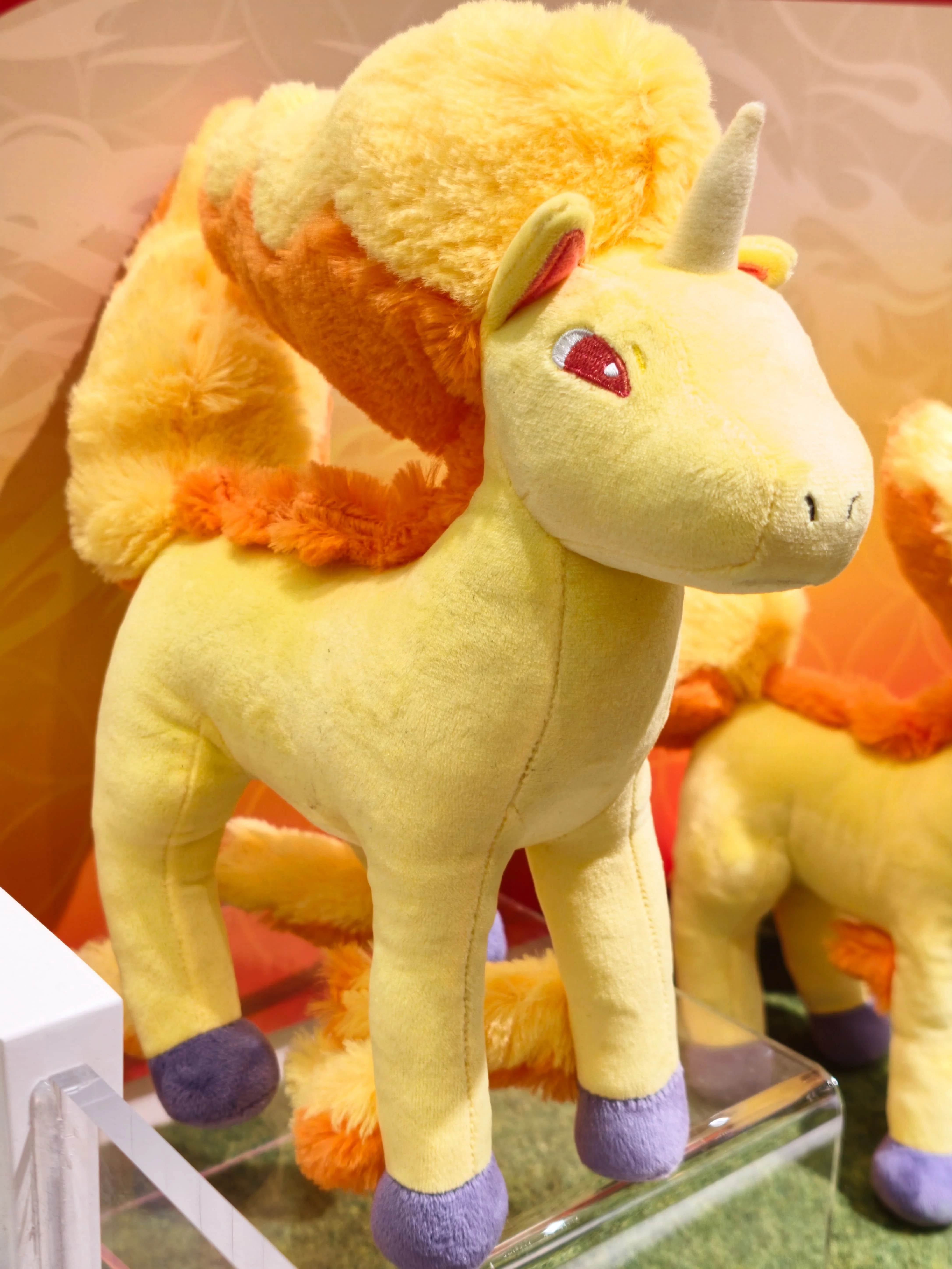 Original Pokemon Rapidash Plush Toy Journey Series Cute Cartoon Stuffed Animal Doll Home Decor Gift For Kids view 3