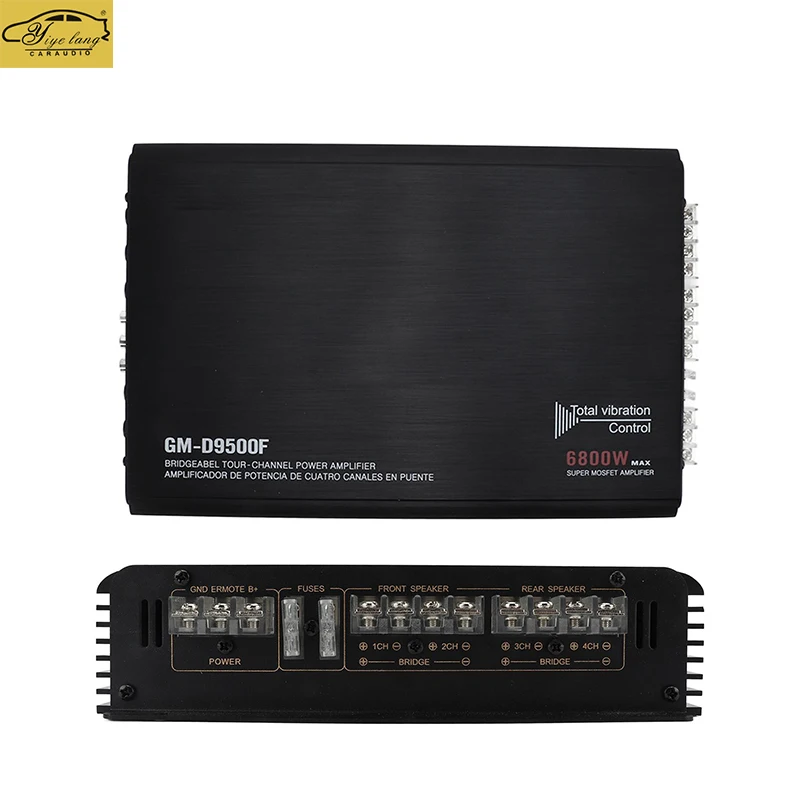 6800W Car Audio Stereo Power Amplifier 4 Channel Car Subwoofer Amplifier