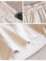 2024 Women Cotton Shorts,Summer Casual Solid Two Pockets shorts high waist loose shorts for girls Soft Cool female shorts - Image 6