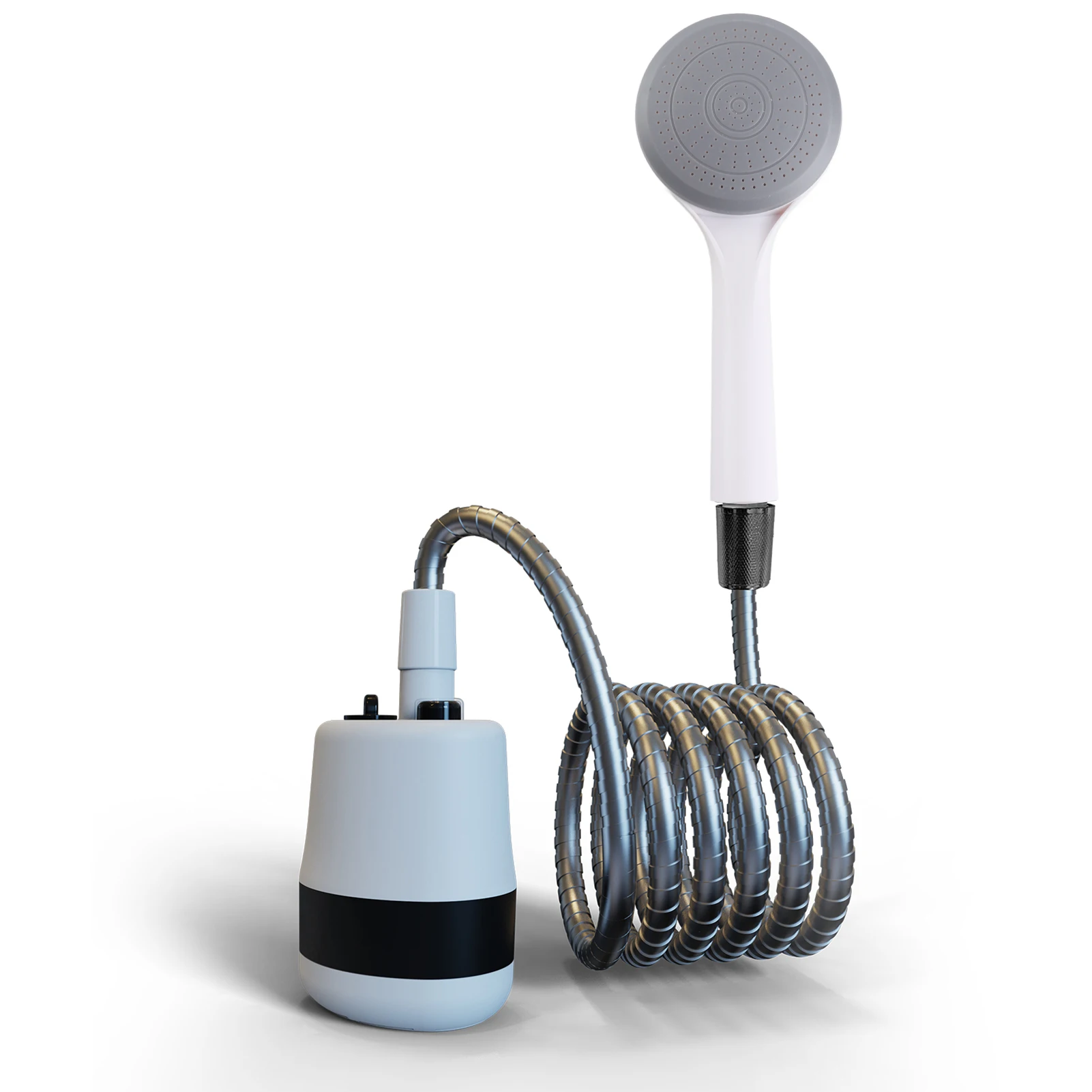 

Портативный душ для кемпинга, уличный душ, ручной электрический душ, компактная ручная перезаряжаемая насадка для душа с батарейным питанием