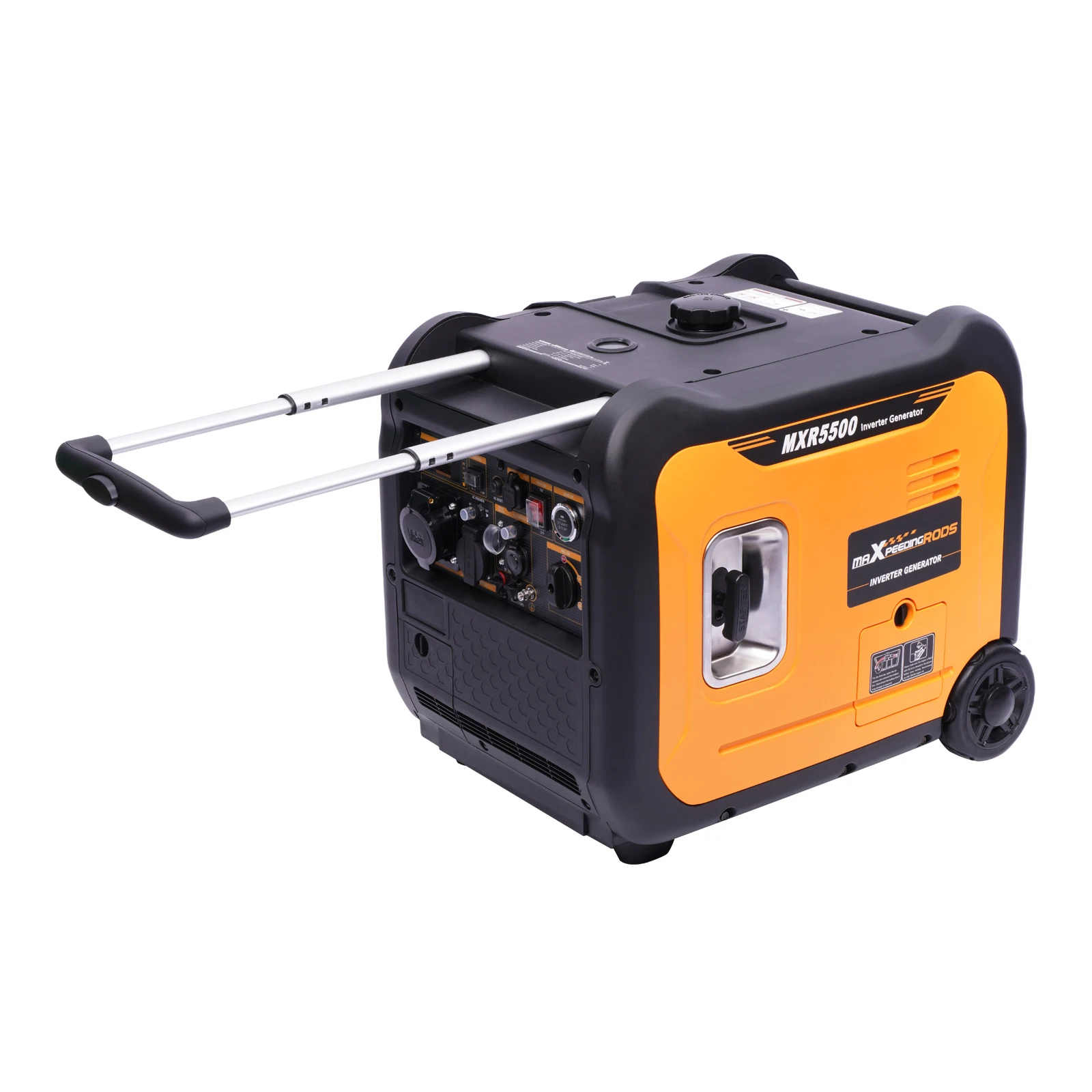 

MaXpeedingrods Portable Inverter Generator 5500W Max 5000 Watt Electric Start Parallel