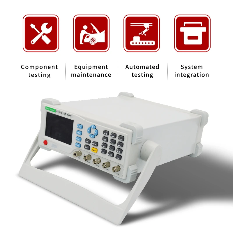 ET4501/ET4502/ET4510 LRC Benchtop Digital Bridge Desktop LCR Tester Meter capacità resistenza impedenza induttanza misura