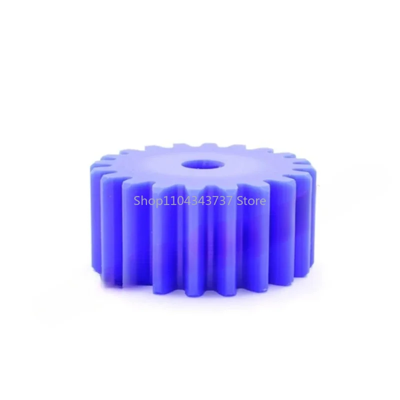 1pcs Blue Nylon Gear 1 Module 12 Teeth - 160 Teeth Plastic Spur Gear 1M Mechanical Transmission Cylindrical Spur Gears
