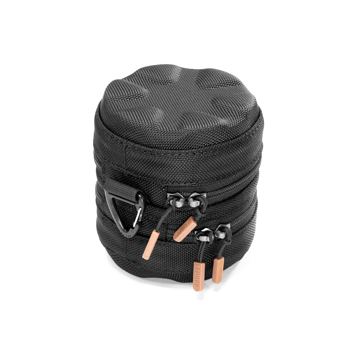 

DDHIFI C100 PRO Portable Storage Earphone Case with Hard Shell Dual Zipper&Metal Carabiner Earbuds Case