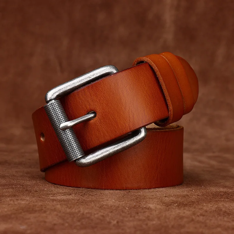 New Luxury Brand H Belts for Men High Quality Male Strap Genuine Leather Waistband Ceinture Homme No Buckle 3.8cm Belt