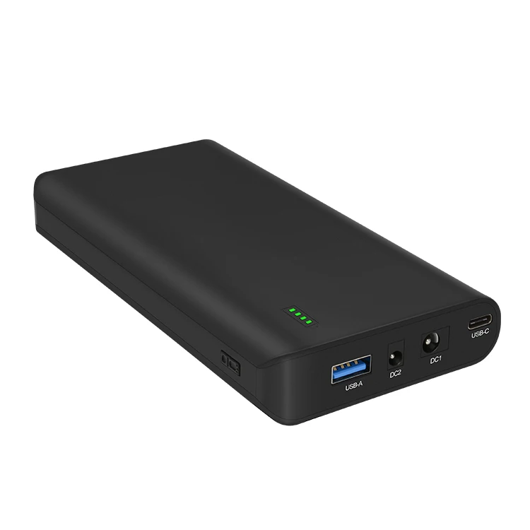 Best Portable 17500mAh 22400mAh DC USB Type C Output High Capacity Laptop Power Bank