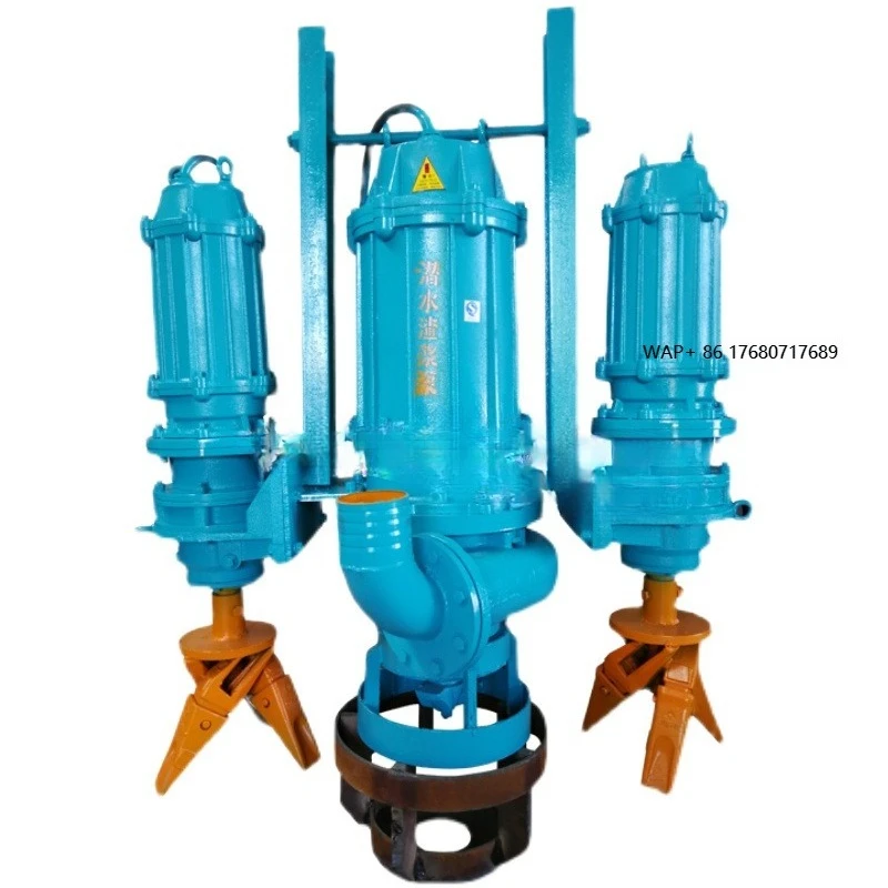 Submersible Sewage Pump Sand Dredging Slurry Pump Mud Suction Pump with Grinder Impeller