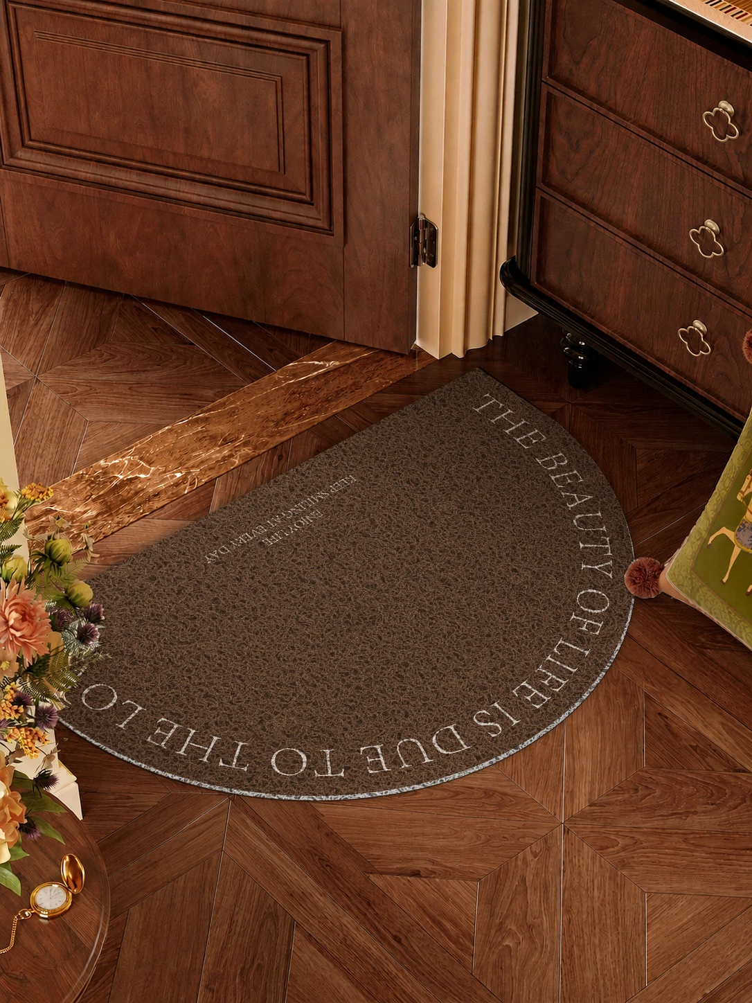 Vintage Quote Wire Loop Mat Dust-Resistant Easy-to-Clean Non-slip Waterproof for Indoor Entryway