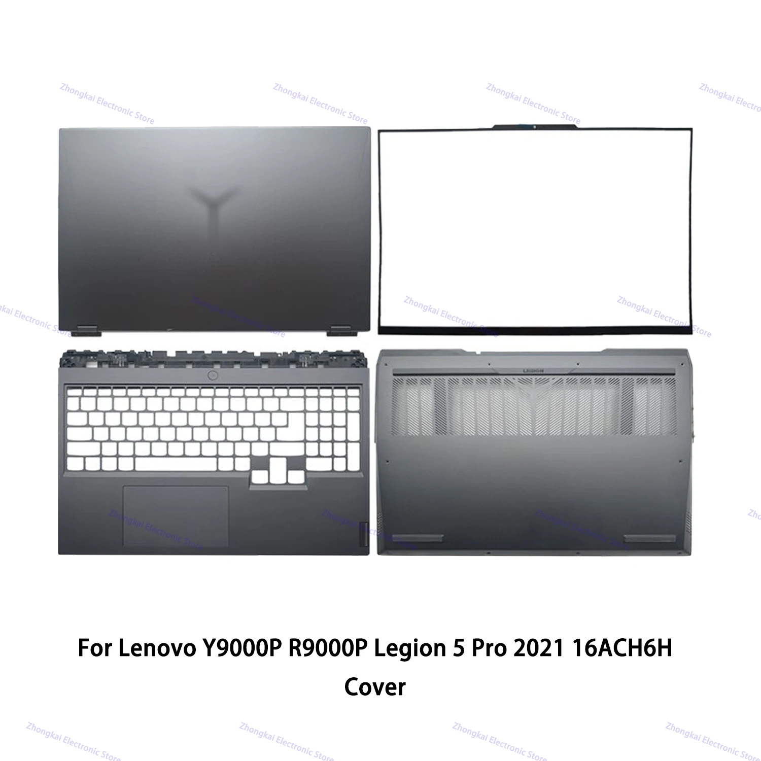 

Новый оригинальный ЖК-дисплей для ноутбука Lenovo Y9000P R9000P Legion 5 Pro 2021 16ACH6H HY660, задняя панель, Упор для рук, Нижняя крышка A B C D