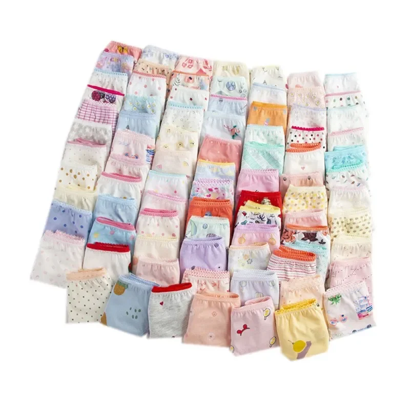 36 Cái/lốc Quần Lót Bé Gái Quần Lót Trẻ Em Quần Lót Bé Gái Cotton Quần Lót Quần Sịp 2-12Years