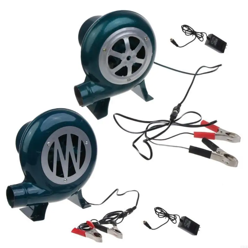 

H05E 220V Blacksmith Blower BBQ Barbecue Fan 12V Air Blower Charcoal Starter