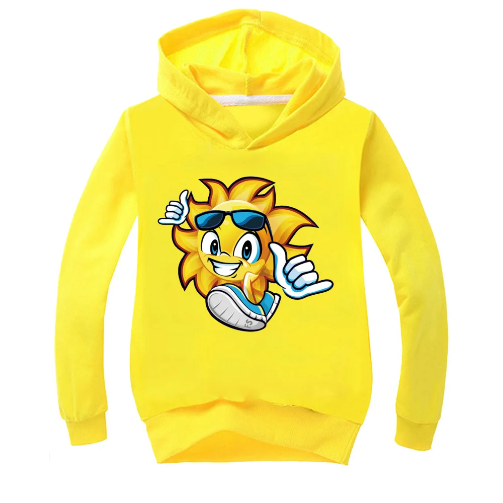 Children Cotton Costume Fun Squad Gaming Print Pullover Spring Fall Girls Kids Clothes Funny Hoodies Teen Baby Boys Sweatshirt