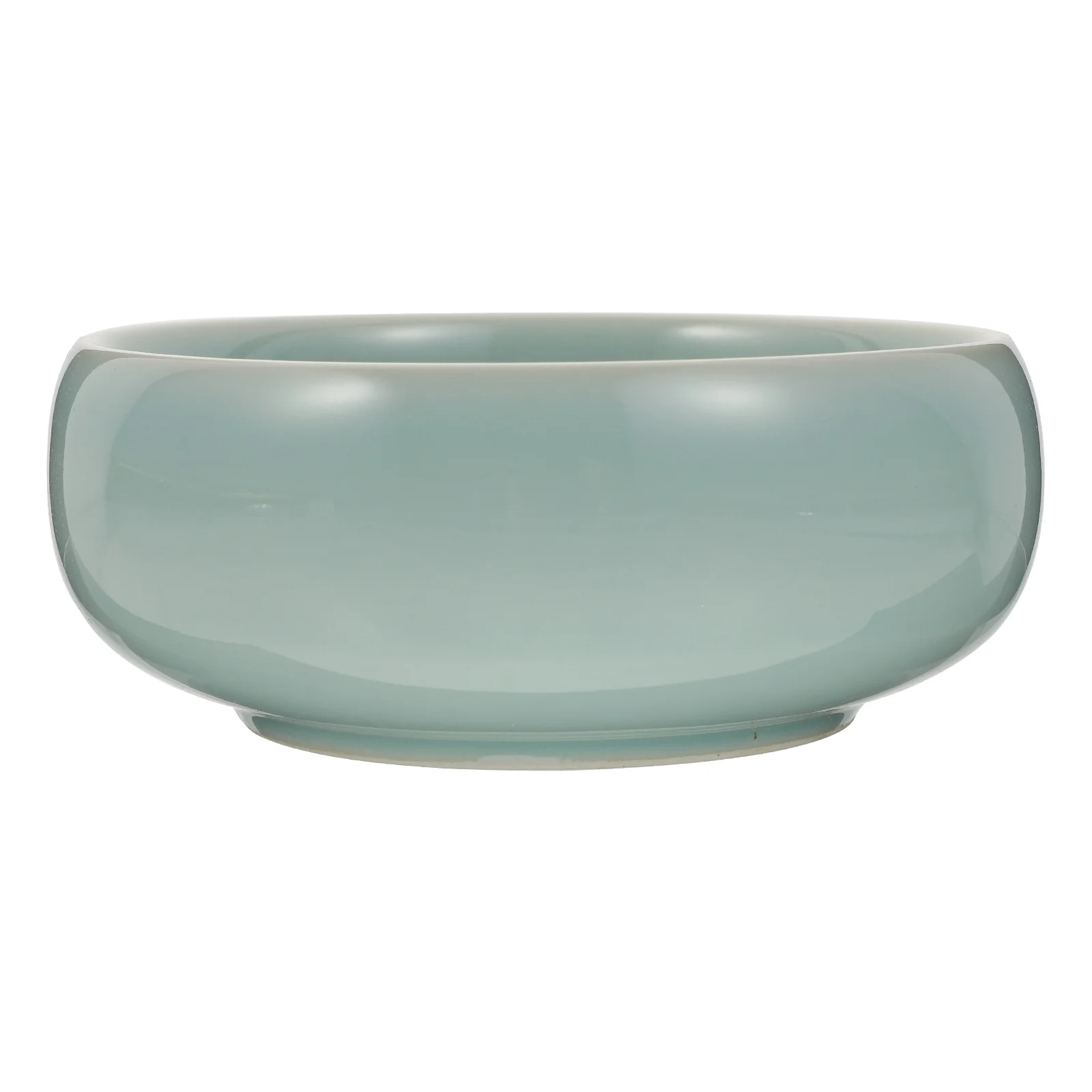 1Pcs Porcelain Ink Brush Washer Ceramic Durable Ink Pool Tray Home Sumi Brush Washing Calligraphy Dish Home Sumi-Brush Washer