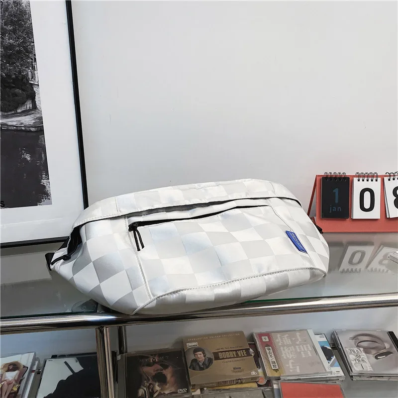 Große Kapazität Frauen Taille Taschen Mode Brust Tasche Unisex Straße Hip-hop Schulter Umhängetasche Outdoor Sport Fanny Pack Gürtel tasche – Detail 15