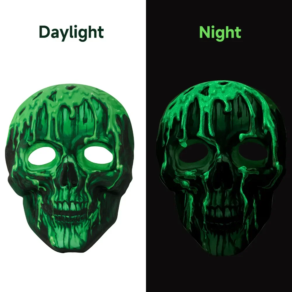 Masque Tête de Mort Phosphorescent Intégral – photo 4