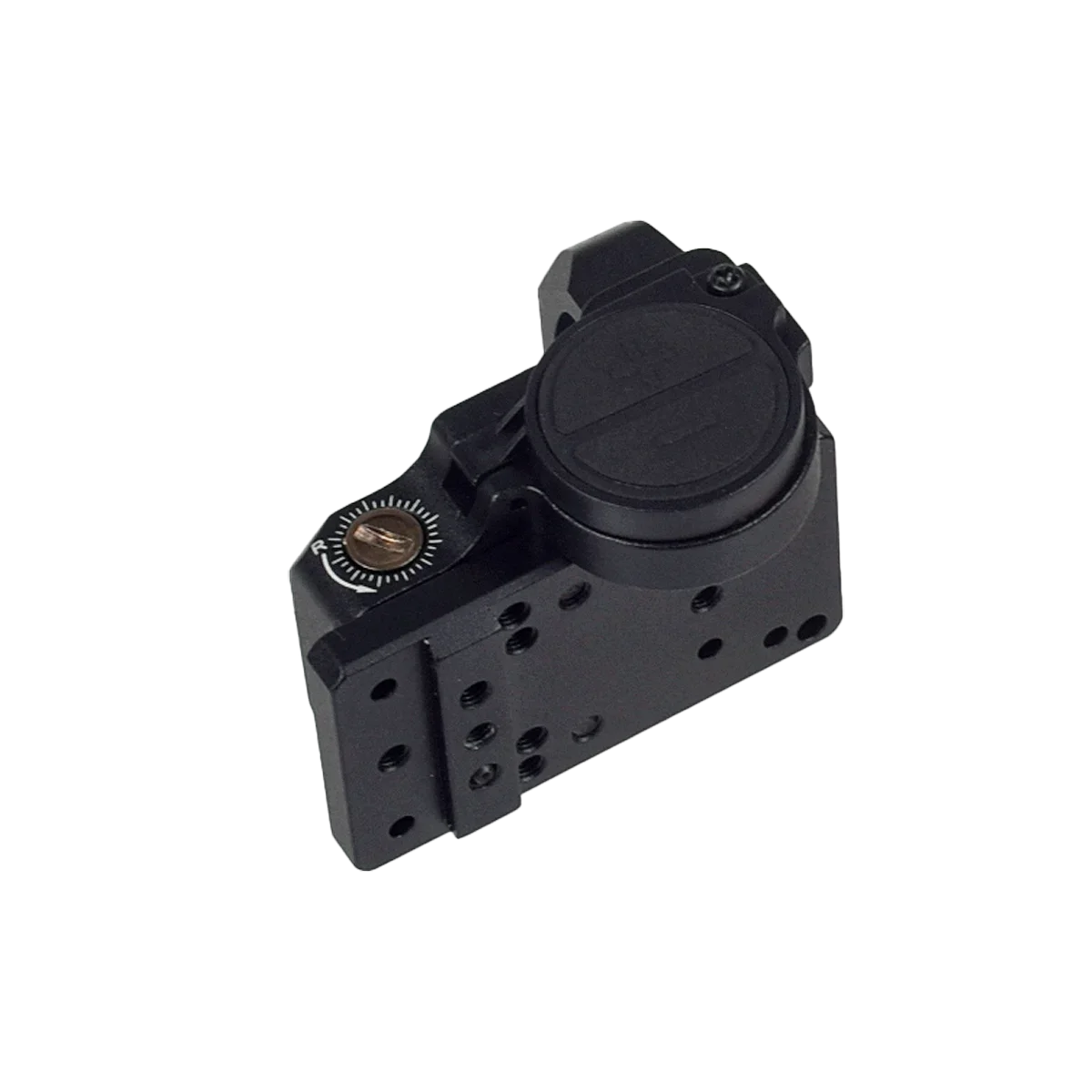 Tactical RMR VISM PRO Flip Up Red Dot Sight For Glock 17 19 Rear Sight Slot With Glock Rear Sight Plate Mount Base