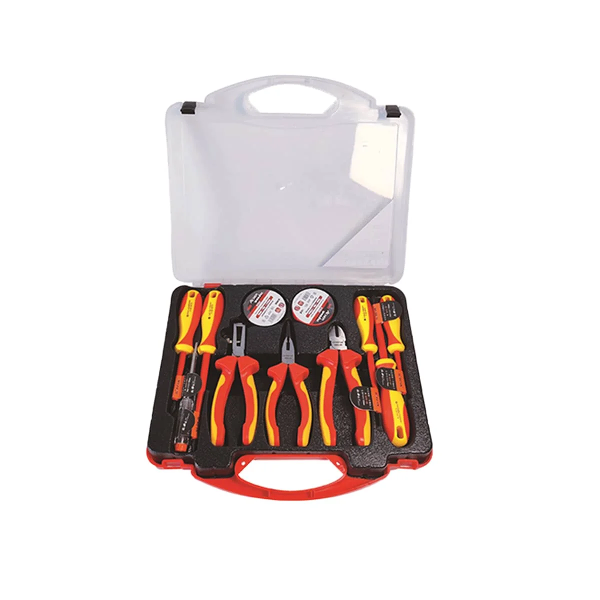 S673-11 11PCS Insulated Tool Set Insulated Handle Industrial Light Weight Tool High Hardness Multifunctional Tools Set