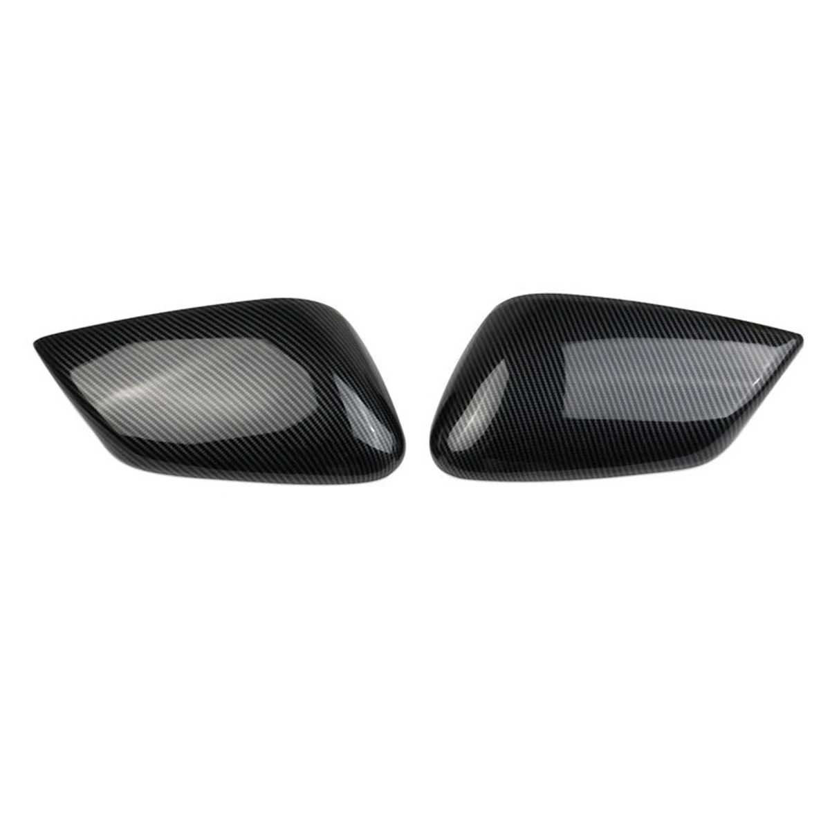 Car Carbon Fiber Rearview Mirror Covers Side Wing Mirror Cap for KIA EV6 2021 2022 LHD