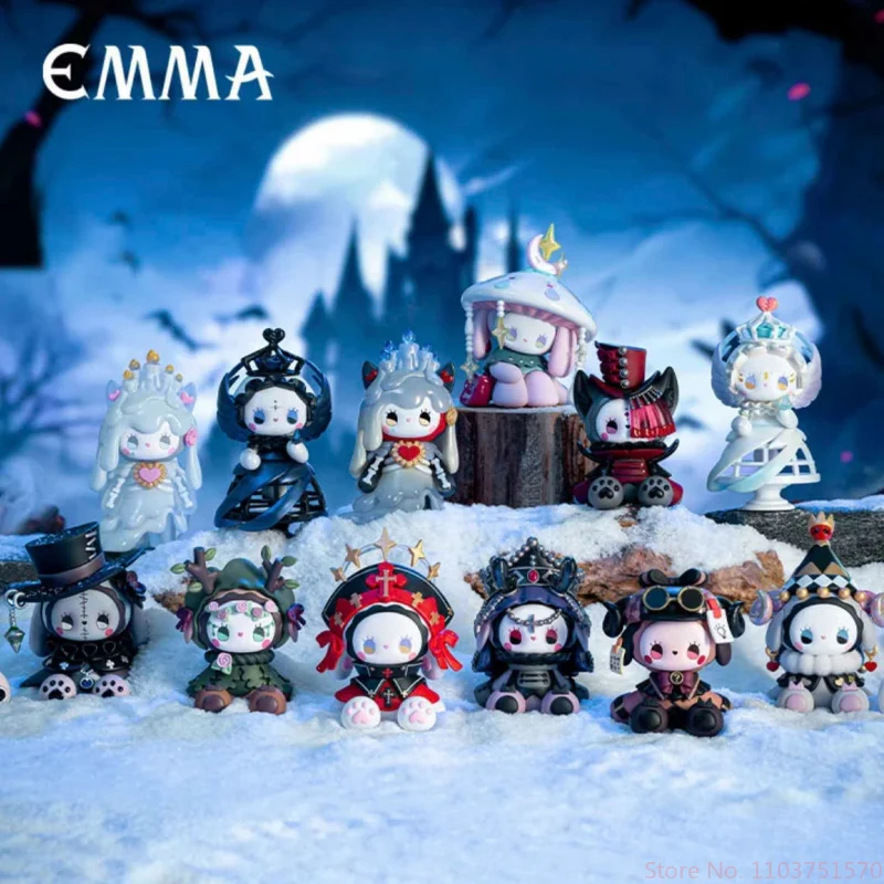 EMMA سر الغابات الثلجية فيلا صندوق أعمى الظلام نمط إيما دمية صندوق غامض مفاجأة حقيبة ديكور هدية مزخرفة عيد ميلاد اللعب