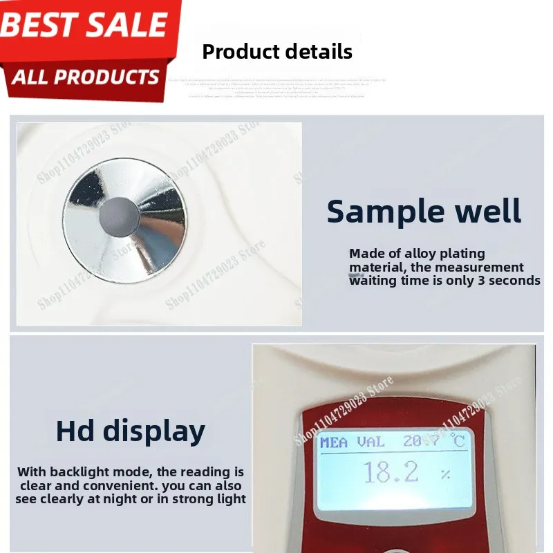 2026 New digital coffee concentration tester coffee coffee meter extraction rate