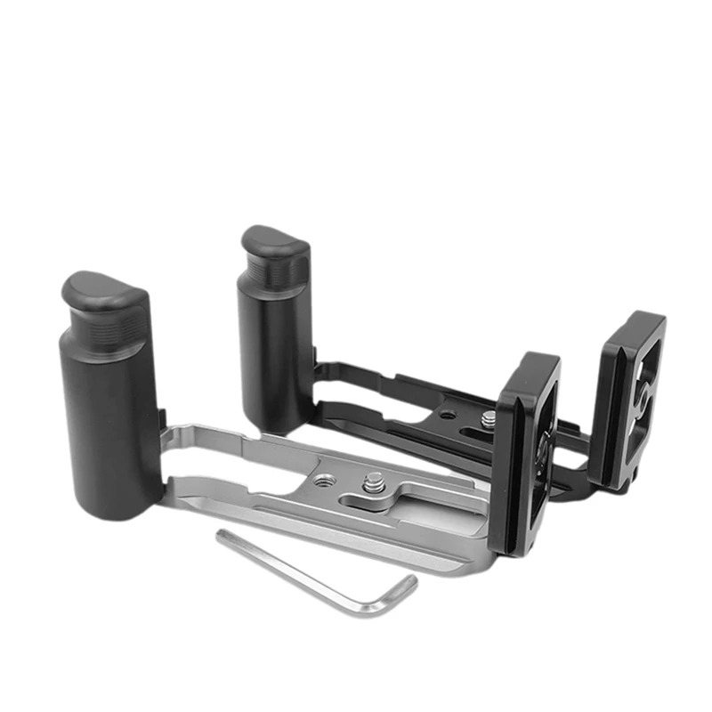 Fotocamera L piastra a sgancio rapido verticale staffa supporto per fotocamera impugnatura per Olympus E-M5 OMD EM5