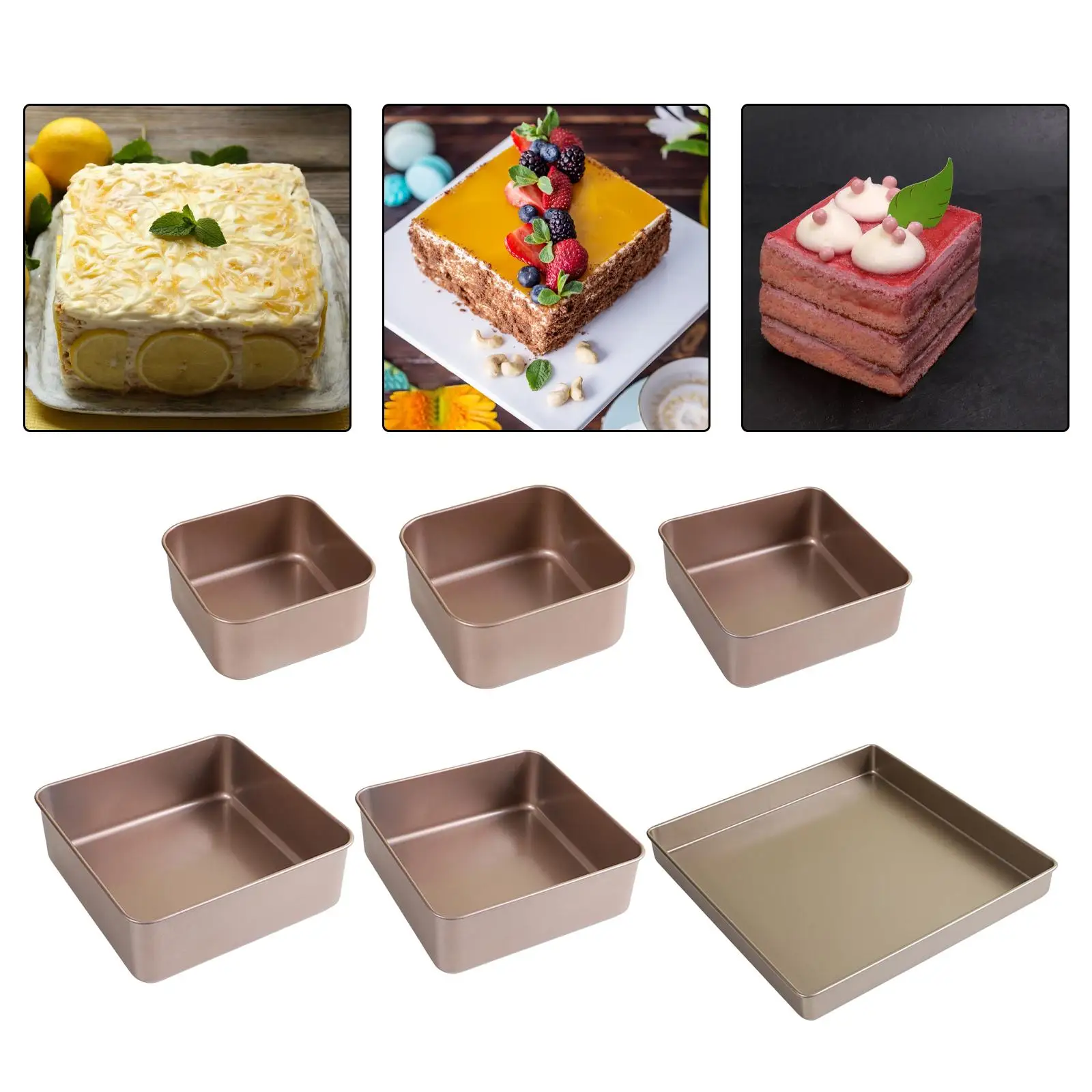 Rectangular Baking Pan Rounded Corner Edge Smooth Surface Easily Cleaning Heavy Duty Portable Rectangle Bread Pan Loaf Tin