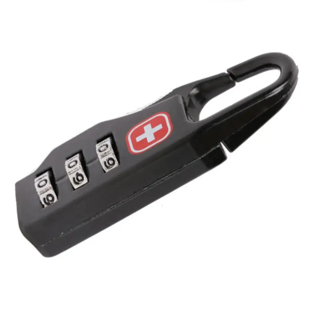 Password Padlock Portable Alloy Lock Mini Lock Number Lock Luggage Lock Anti-theft 3 Digit Drawer Cabinet Padlock Handbag